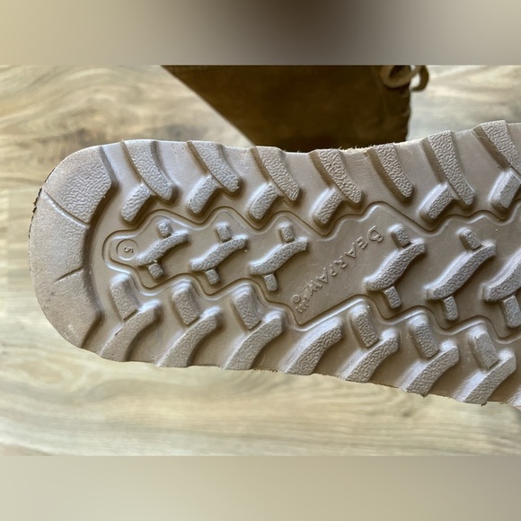 BearPaw Women’s Suede Phyllis Wool Lined Sheepskin Boots Brown Size 5 EUC - Picture 4 of 6